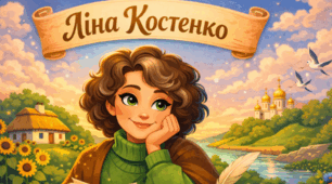 🎨 Плакат «Ліна Костенко» +розмальовки