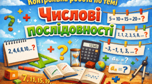 Контрольна робота по темі "Числові послідовності"