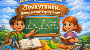 Діагностична контрольна робота з теми «Трикутники. Ознаки рівності трикутників» 