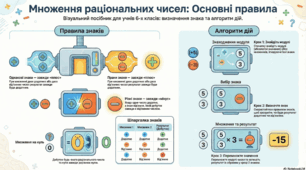 Множення раціональних чисел
