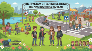 Презентація «Інструктаж з техніки безпеки під час весняних канікул»