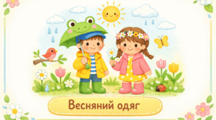 Проєкт "Весняний одяг"
