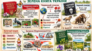 § 53. ЧЕРВОНА КНИГА ТА ЧОРНИЙ СПИСОК ВИДІВ ТВАРИН. ЗЕЛЕНА КНИГА УКРАЇНИ