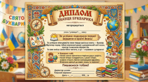 Диплом "Друг Букварика"