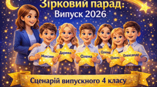 Сценарій випускного для 4 класу «Зірковий парад: Випуск 2026»