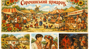 Послідовний розбір сюжету  за стислим викладом повісті М.Гоголя "Сорочинський ярмарок" у 8 класі НУШ