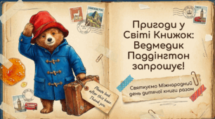 Пригоди у світі книжок із ведмедиком Паддінгтоном Інтерактивна презентація до Міжнародного дня дитячої книги