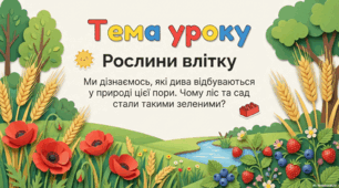 Презентація « Рослини влітку.» до підручника Н.О.Будної ЯДС 1 клас 2 частина