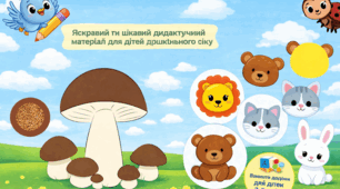 Практичні матеріали для розвитку дошкільнят | Знайди та приклей: весела розвивайка
