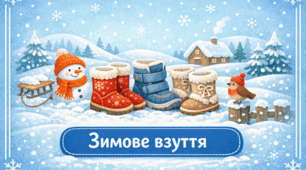 Проєкт "Зимове взуття"
