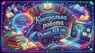 Контрольна робота "Роман ХІХ ст."