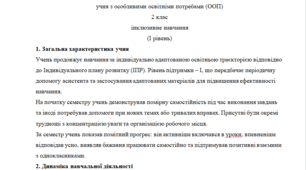 Аналітичний звіт 2 клас 2 рівень (ІІ семестр)---(можу зробити індивідуально за потребами, пишіть в особисті повідомлення, дякую).