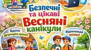 Безпечні та цікаві весняні канікули