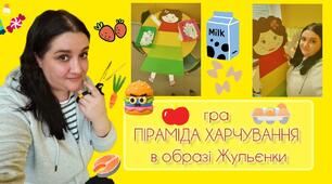 гра: "Піраміда харчування: корисна і шкідлива їжа"