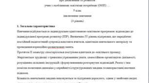 Аналітичний звіт 5 клас 4 рівень (ІІ семестр)---(можу зробити індивідуально за потребами, пишіть в особисті повідомлення, дякую).