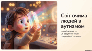 2 квітня - Світ очима людей з аутизмом: чому важлива інклюзія