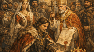 Польське королівство   в XIV–XV століттях. Утворення  Великого князівства Литовського (за Васильків І.)