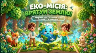 Яскрава анімована презентація-КВЕСТ до ДНЯ ЗЕМЛІ (22 квітня) для 1-4 кл.  ПЛАКАТ в ПОДАРУНОК