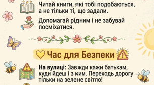 Пам'ятка весняного відпочину для учнів 1-4 класу