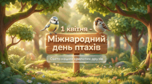 1 квітня - Міжнародний день птахів