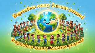 Сучасна інформаційна презентація до ДНЯ ЗЕМЛІ для 1- 4 (22 квітня) ПЛАКАТ в подарунок