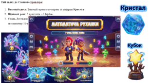 Математичні руханки в стилі BRAWL STARS