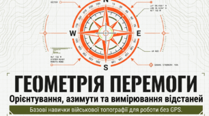 Захист України. Орієнтири, азимути та дирекційні кути. Способи визначення відстаней, відповідно до оновленої програми «Захист України», 2024 р. (Повний кейс: конспект, презентація, відео, інфографіка,тест)