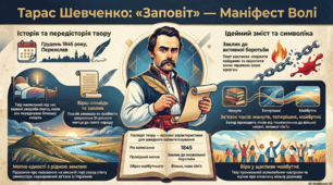 8 клас  Тарас ШЕВЧЕНКО "Заповіт" («Як умру, то поховайте…»)