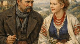 Сценарій конкурсу читців "Бринить Тараса й Лесі слово"