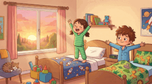 Відеосупровід до НМК "English with Smiling Sam 2" (О. Карпюк). Unit 6 "DOING THINGS" Morning Routine & Action Verbs