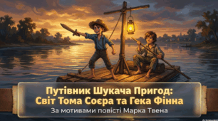 Образи Тома Соєра й Гекльберрі Фінна.