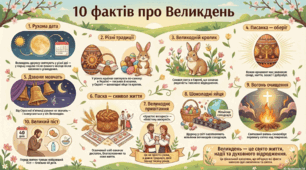 Великдень - свято духовного відродження: 10 фактів (інфографіка)