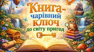 Презентація "Книга - чарівний ключ до світу пригод!"