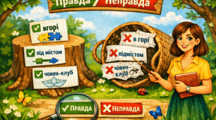 Гра «Правда/Неправда»: Правопис та будова прийменників