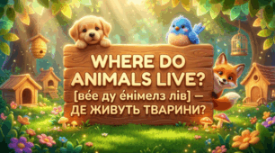 26. Where do animals live? (Де живуть тварини?)