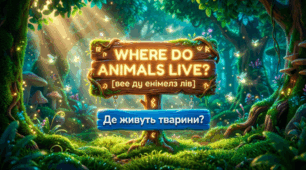 28. Where do animals live? (Де живуть тварини?)