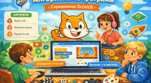 Алгоритми та програми. Середовище і редагування проєктів Scratch.