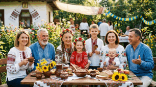 Свято  родинне (свято вишиванки, закосичення дівчат  і підперізування  хлопців для дітей середньої групи)