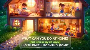 34. What Can You Do at Home? (Що ти вмієш робити вдома?)