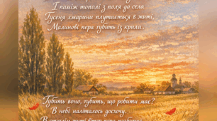 Літературна експедиція  “У лабіринтах бабиного літа»  (за віршем Миколи Вінграновського “Даленіє вечір…”)