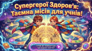 Інтерактивна гра-презентація «Супергерої Здоров’я: Таємна місія» (здоровий спосіб життя, руханки, ігри) до Всесвітнього дня здоров’я