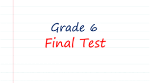 Prepare 6. Final test