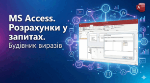 MS Access. Розрахунки у запитах. Будівник виразів