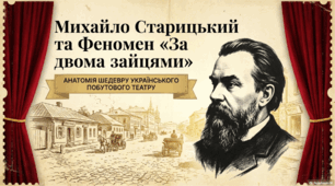 "За двома зайцями".  Михайло Старицький
