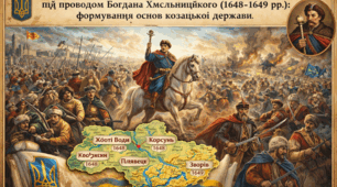 Перші перемоги Визвольної війни українського народу під проводом Богдана Хмельницького (1648-1649 рр.): формування основ козацької держави.