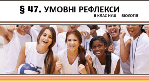 Презентація  до уроку  «§ 47. Умовні рефлекси»  8 клас НУШ