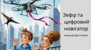 Сучасна казка-презентація до Дня птахів "Зефір та  цифровий  новігатор"