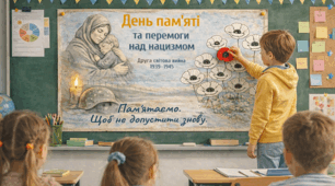 Плакат до 8 травня День пам’яті та примирення, шаблони маків