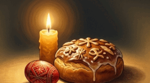 Великдень: історія та традиції. 🐣 🥚 🐰 🌸 🌿 🎨 🕊️ ✨ 🧺 🍞 💛 💙Відеоурок+презентація+інфографіка