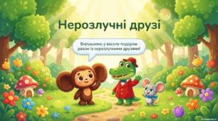 Презентація "Нерозлучні друзі." Логіко - математичний розвиток. Середня група.